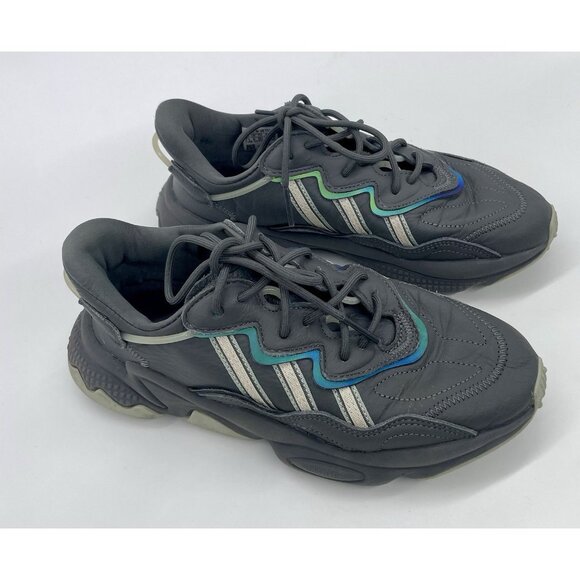 adidas Ozweego ‎ mens Lace Up Sneakers Grey Size 7.5 Athletic Leather Workout